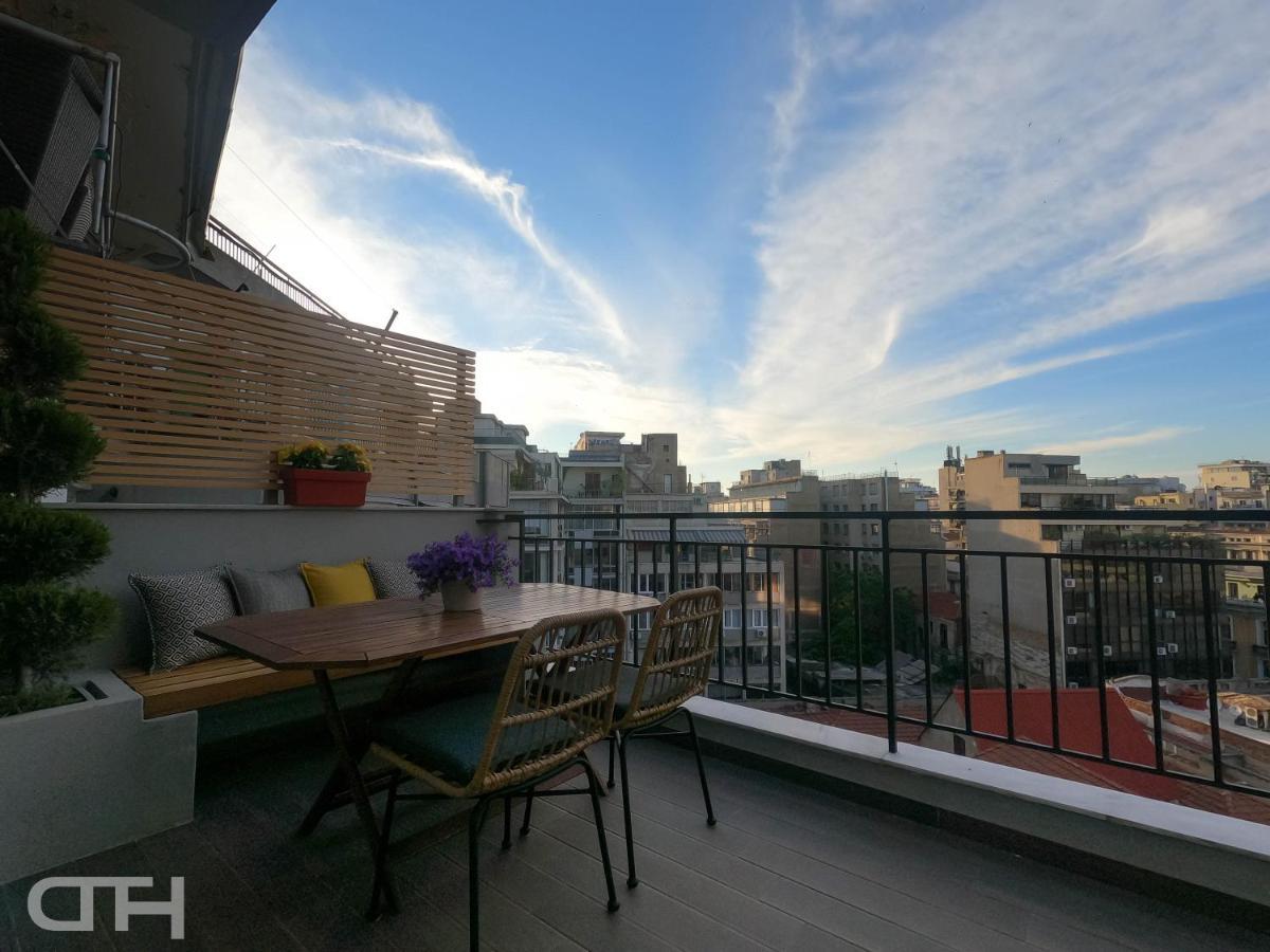 Luxury 80M2 Apartment With Balcony Downtown Thessalonique Extérieur photo