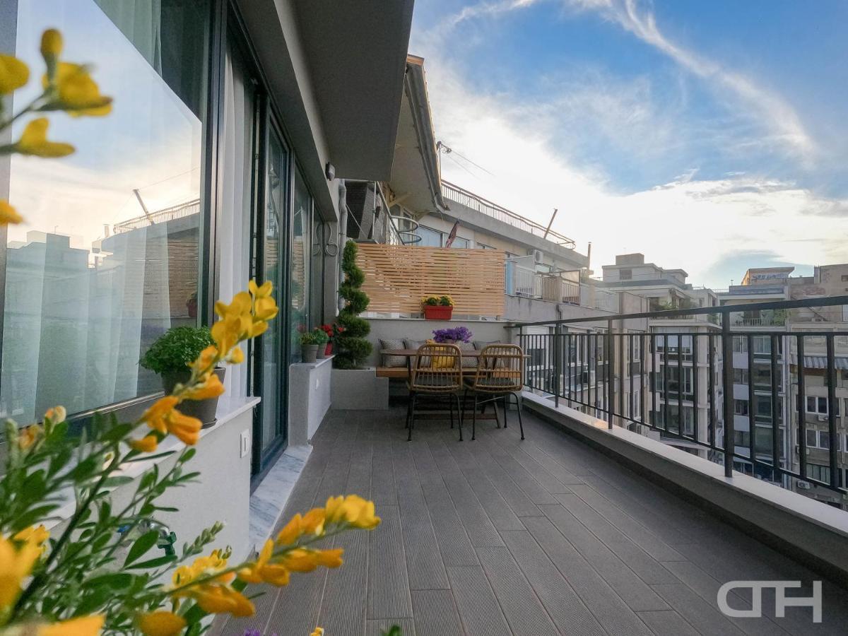 Luxury 80M2 Apartment With Balcony Downtown Thessalonique Extérieur photo