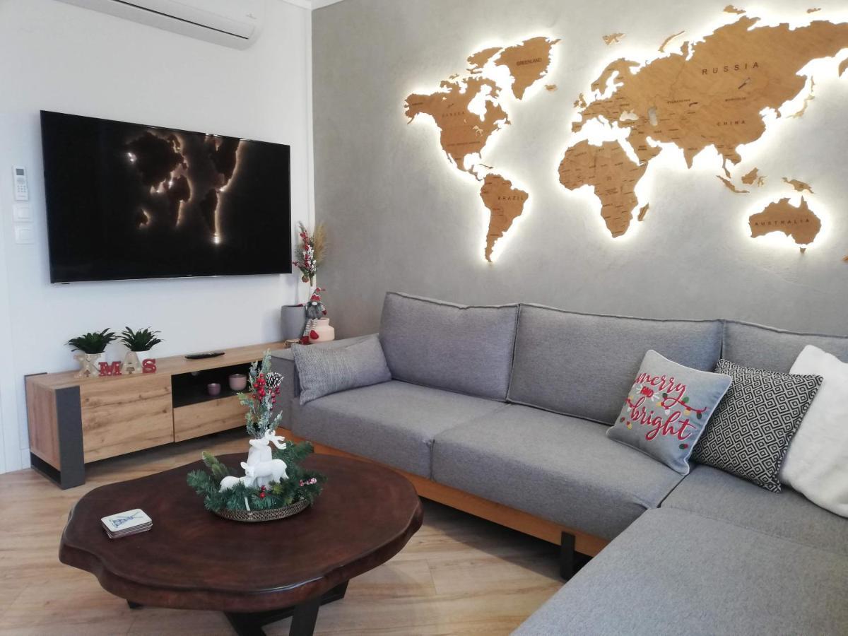 Luxury 80M2 Apartment With Balcony Downtown Thessalonique Extérieur photo